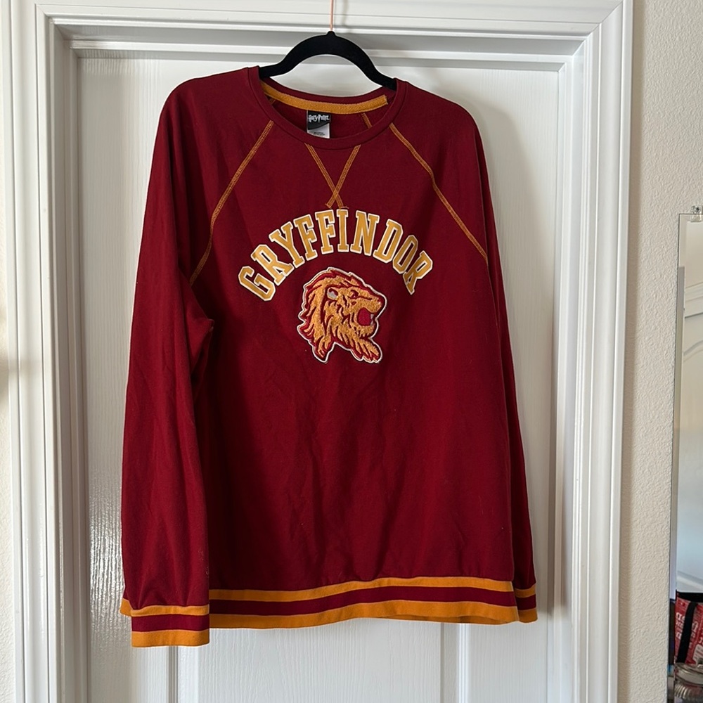 Gryffindor Maroon Sweatshirt with Lion Emblem